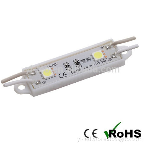 waterproof 2 diode SMD 5050 mini white led module for channel letter